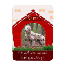 Personal Dog Memorial - Red Dog House
