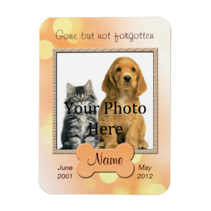 Personal Dog or Cat Memorial Magnet