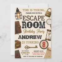 Personal Escape Room birthday party for kid