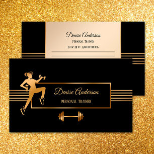 Personal Fitness Trainer Appointment Business Card