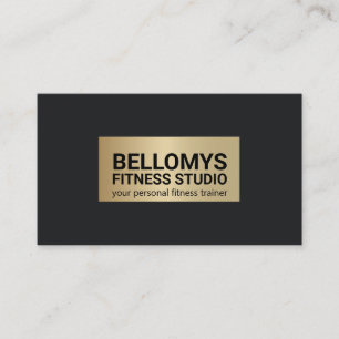 Personal Fitness Trainer Business Card