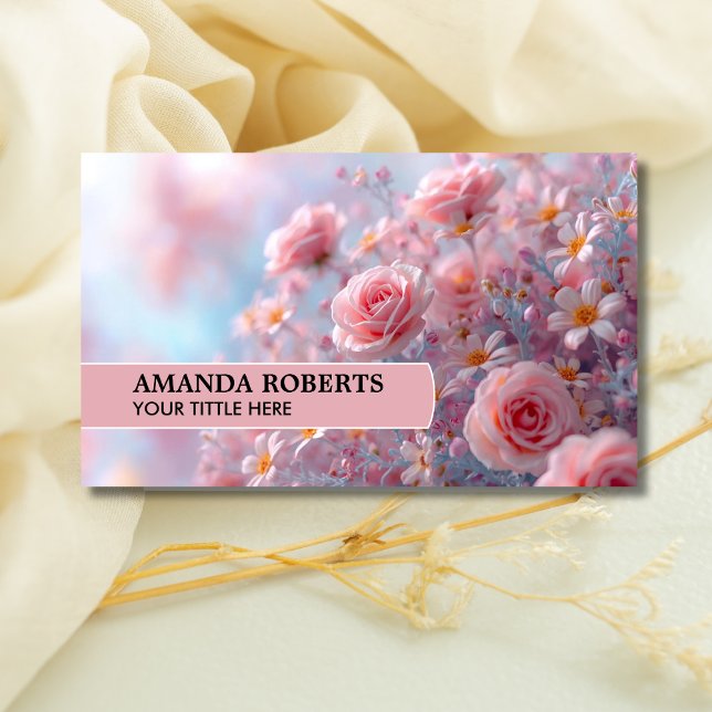Personal Floral Business Card (Creator Uploaded)