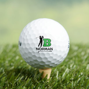 Personal Green Initial Mark - to identify golfer's Golf Balls