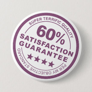 Personal Guarantee 7.5 Cm Round Badge