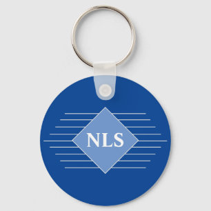 Personal Initials of Gift Recipient Key Ring