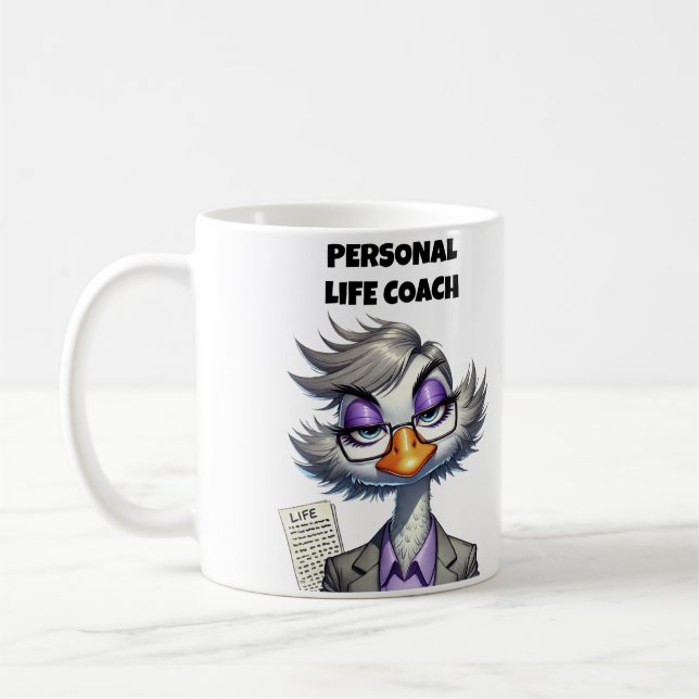 Personal Life Coach Mum Coffee Mug (Left)