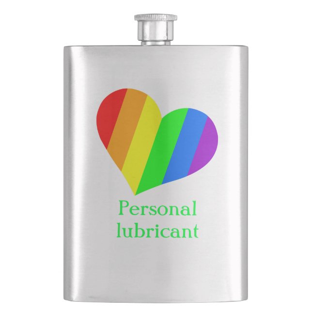 Personal lubricant hip flask (Front)