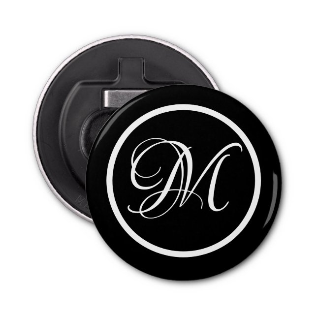 Personal Monogrammed Golf Ball Bottle Opener (Front)