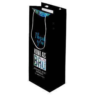 PERSONAL NEW ZEALAND KIWI AS BRO WINE GIFT BAG