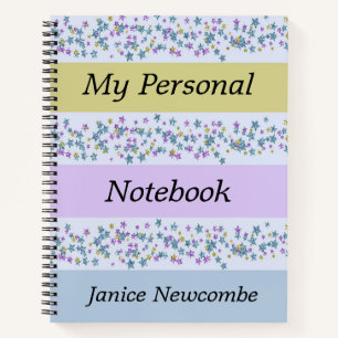 Personal Notebook in Pastels