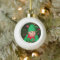 Personal Photo Ceramic Ball Christmas Ornament