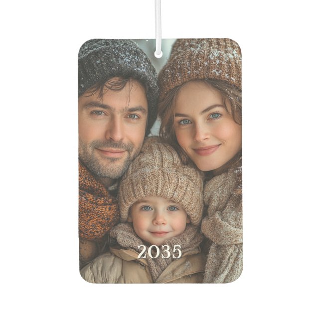 Personal Photo Customised Car Air Freshener (Front)