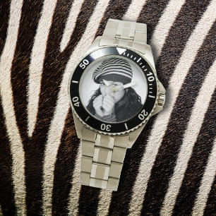 Personal Photo Template Wrist Watch