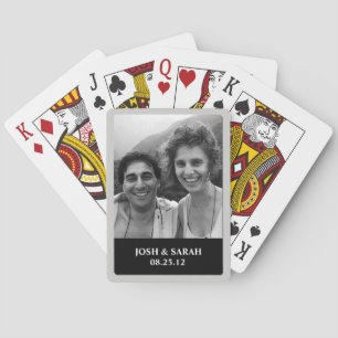 Personal Photo Text  Playing Cards