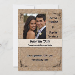 Personal Photo Wedding Invitation
