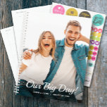 Personal Photo Weekly Monthly Wedding Planner<br><div class="desc">Wedding planner with your favourite photo on the front - personalised with your details in chic lettering. Planner includes monthly and weekly layouts,  12 months,  60 pages with laminated soft cover front and back covers.</div>