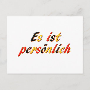 Personal postcard
