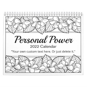 Personal Power Colour Me Calendar
