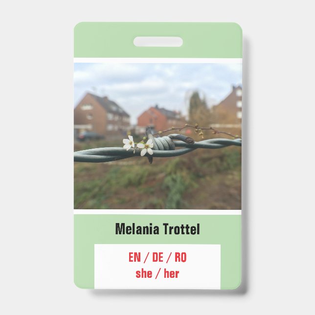 Personal Safety ID Badge (Front)