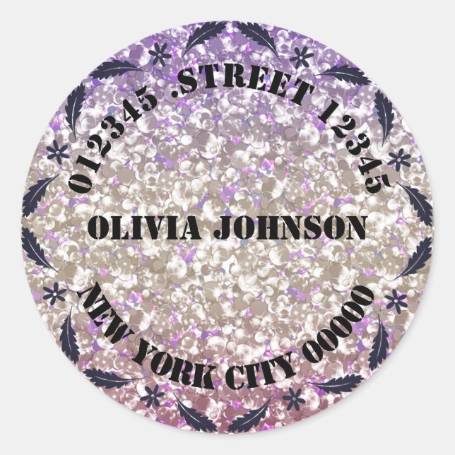 Personal shiny stickers (Front)