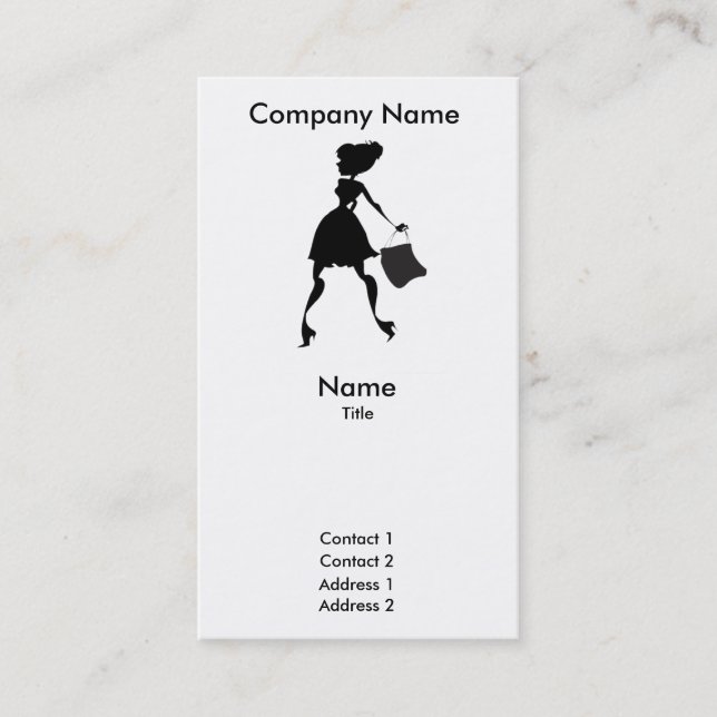 Personal Shopper Business Card (Front)