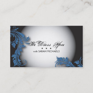 Personal Shopper Business Card Bold Fancy Glitter