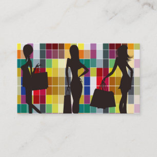 Personal Shopper stylish fashionable business Card