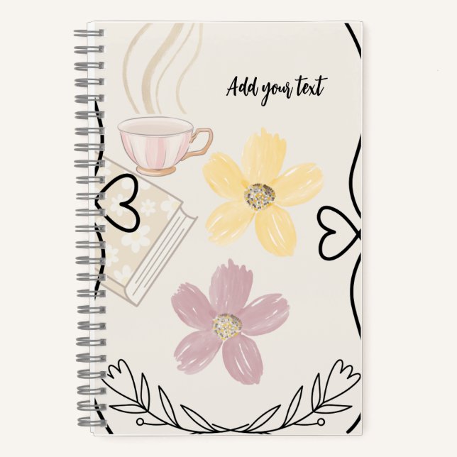 Personal Spiral Love Notebook – Notes & Dreams  (Front)