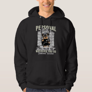 Personal Stalker Morkie Dog I'll Follow You Wherev Hoodie