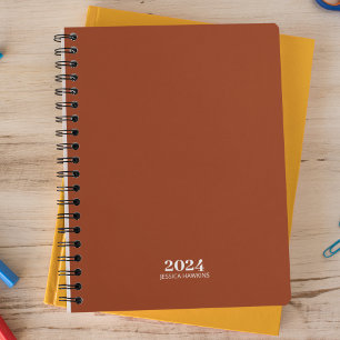 Personal Stationery • Terracotta Weekly Planner