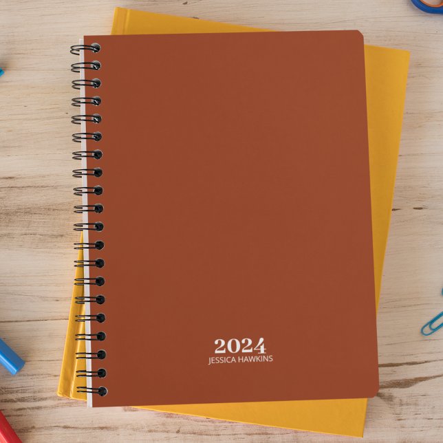 Personal Stationery • Terracotta Weekly Planner (Creator Uploaded)