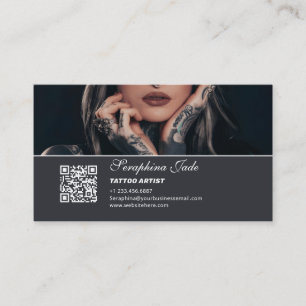 Personal Tattoo Artist Business Card