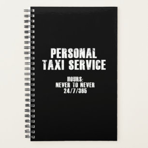 Personal Taxi Service (White) Planner