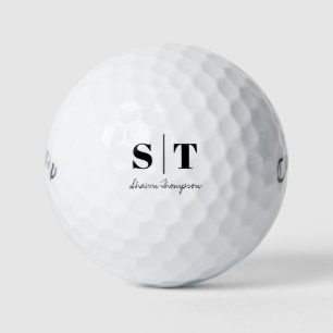 Personal Touch Customizable Initials & Name Gift  Golf Balls