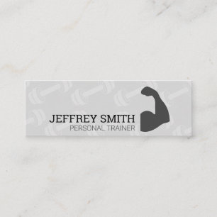Personal Trainer   Arm Flex Mini Business Card