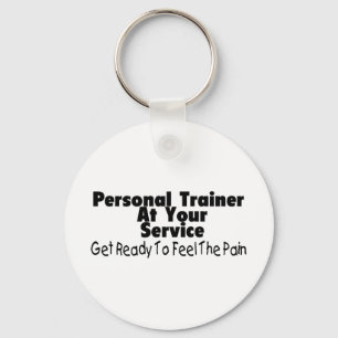 Personal Trainer At Your Service Key Ring