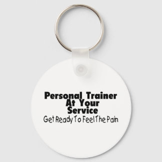Personal Trainer At Your Service Key Ring