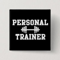 Personal Trainer Black and White Dumbell Training