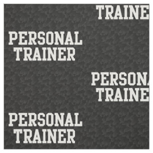 Personal Trainer Black Varsity Fabric