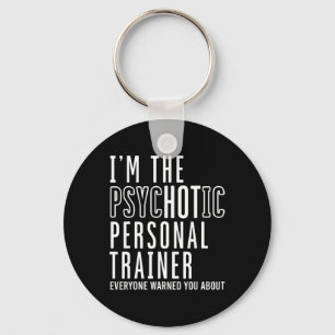 Personal Trainer Bodybuilding Workout Fitness Inst Key Ring