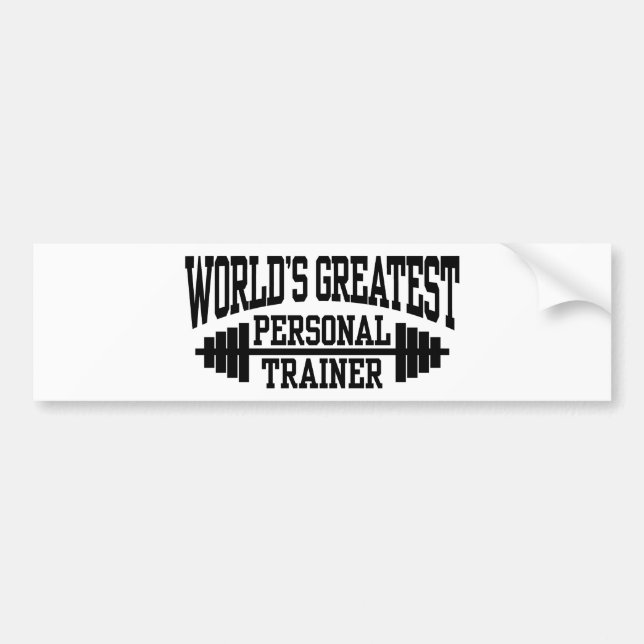 Personal Trainer Bumper Sticker (Front)