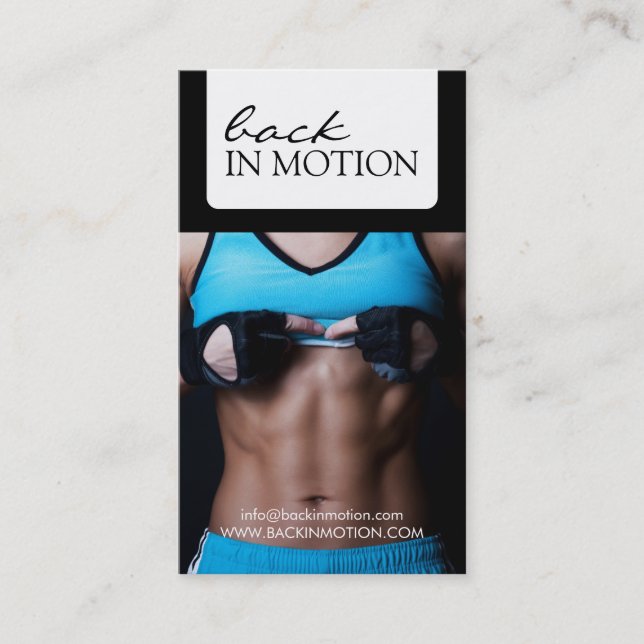 Personal Trainer Business Card (Front)