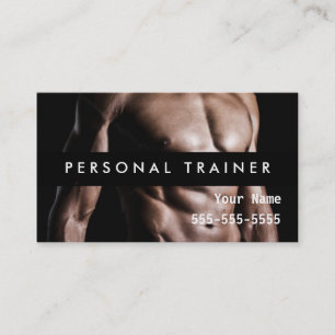 Personal Trainer Business Card
