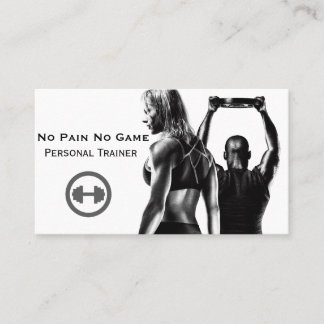 Personal trainer business card