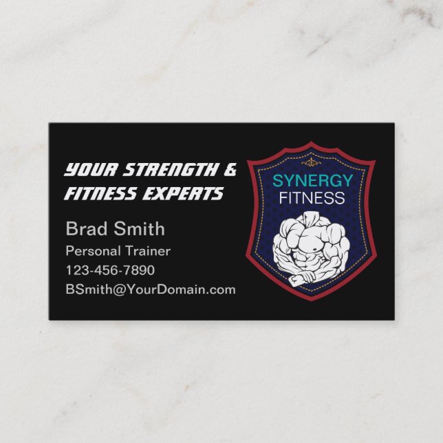 Personal Trainer Business Card (Front)