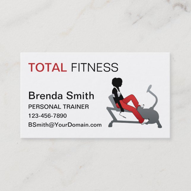 Personal Trainer Business Card (Front)