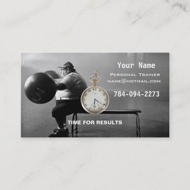 Personal Trainer Business Card (Front)