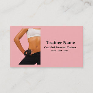 Personal Trainer Business Card