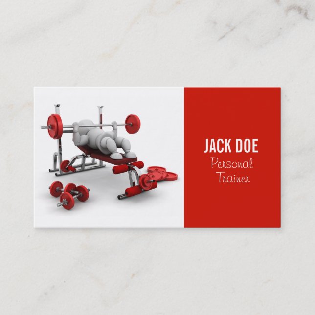 Personal Trainer Business Card (Front)