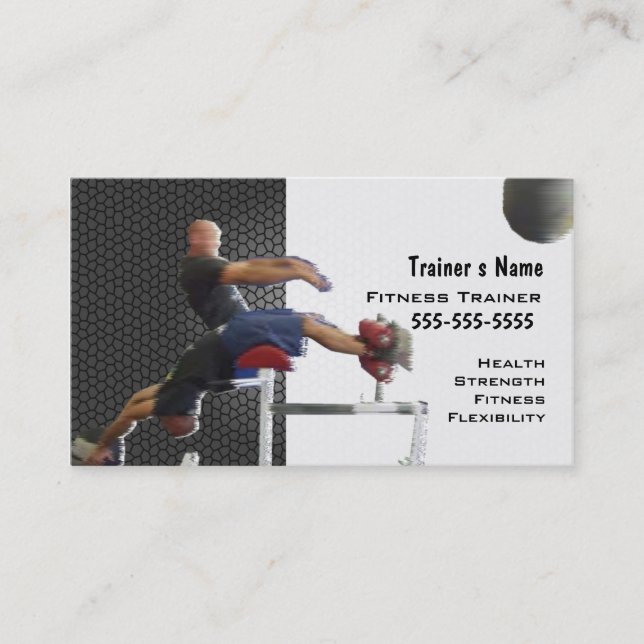 Personal Trainer Business Card (Front)